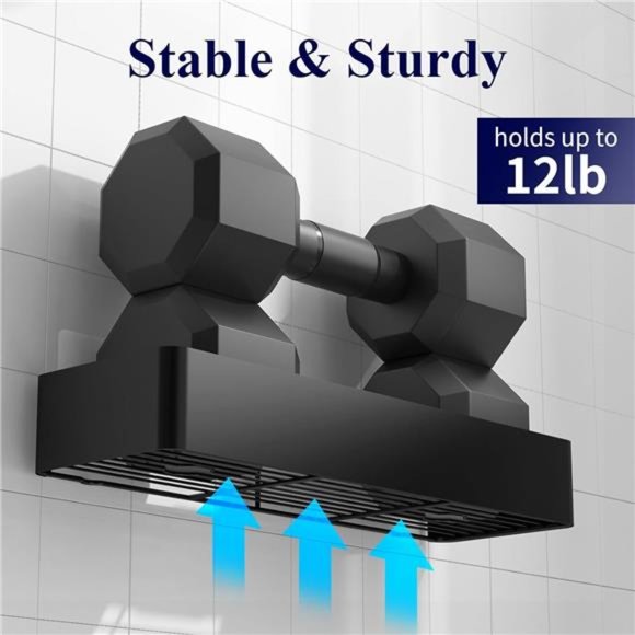 X-Large Shower Caddy - 2Pack Adhesive Shower Organizer,Drill-Free Shower Shelves - Picture 6 of 7